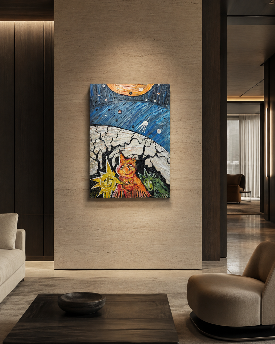“Galaxies” – Stavri Kalinov | Oil on canvas - Image 2