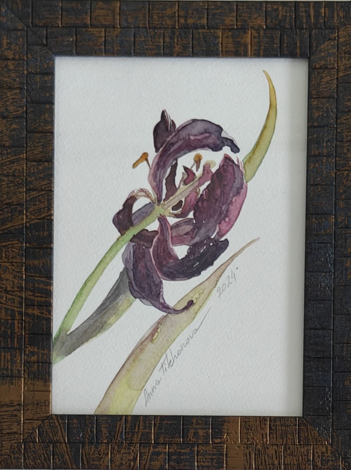 “Iris” – Anna Tikhonova-Yordanova | Original Watercolour