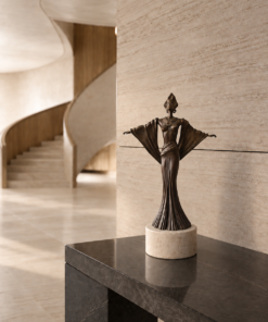 “Isidora” – Stavri Kalinov | Bronze on marble - Image 2