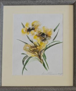 “Yellow Crocus” – Anna Tikhonova-Yordanova | Watercolour