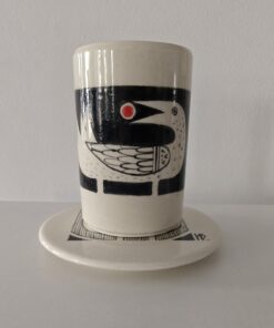 “Bird” Ceramic Set – Irina Vachkova (Termodvoyka) | Hand-Painted Ceramic - Image 6