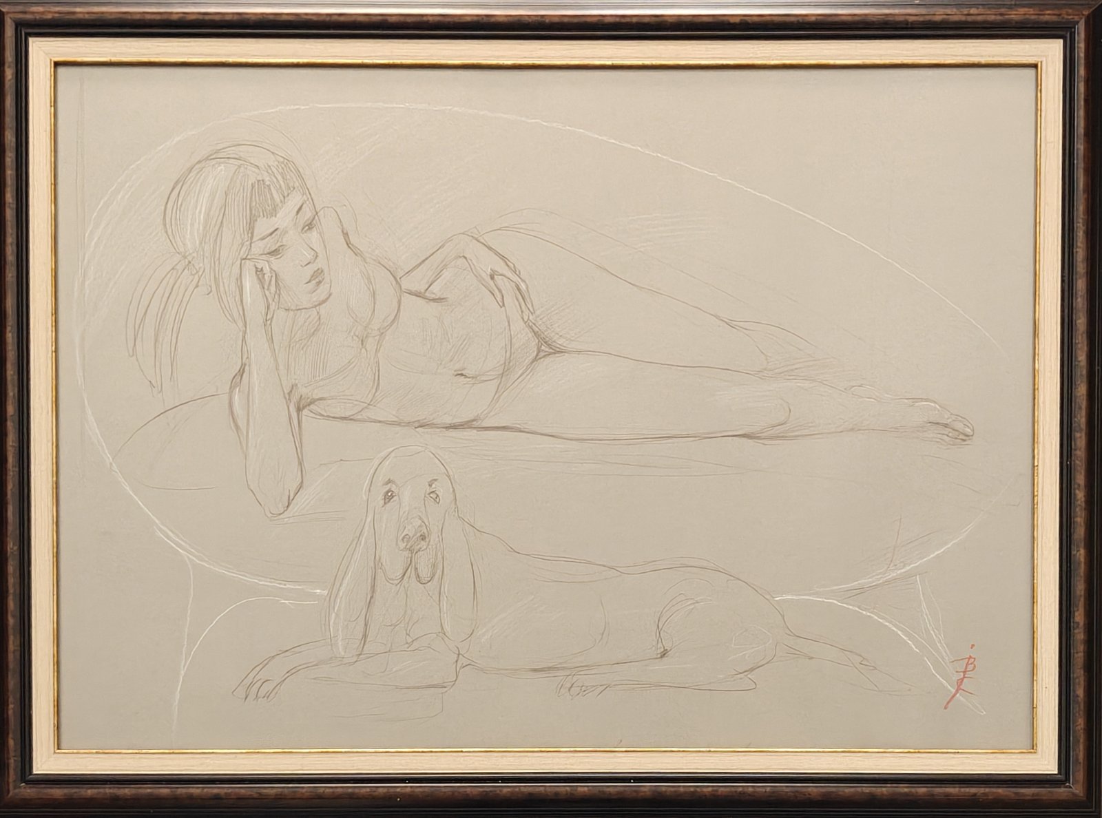“Maria” – Vladimir Kirov | Drawing on Cardboard