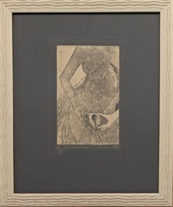 “Girl with the Shell” – Anna Tikhonova-Yordanova | Etching, Ex Libris