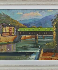 “Ficheto’s Covered Bridge” – Rumen Georgiev | Oil on Canvas