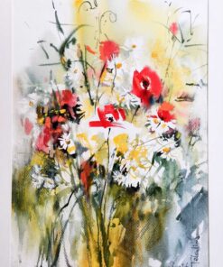 “Wildflowers” – Alexander Telalim | Original Watercolour