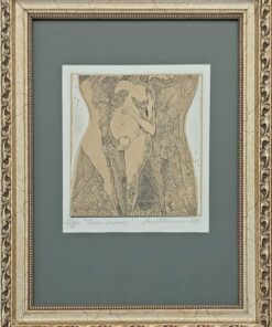 “Three Seasons” – Anna Tikhonova-Yordanova | Etching, Ex Libris