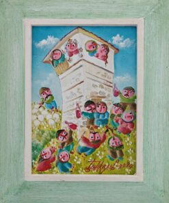 “We've Come for the Bride!” – Kiril Bozhkilov | Oil on hardboard