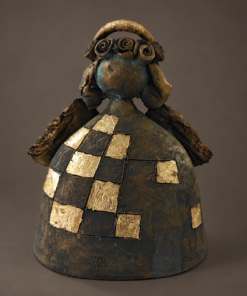 “Angel with Golden Squares” – Eli Gerzilova | Original ceramics