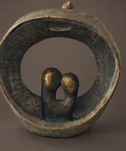 “An Apple for Two” – Eli Gerzilova | Original ceramic sculpture