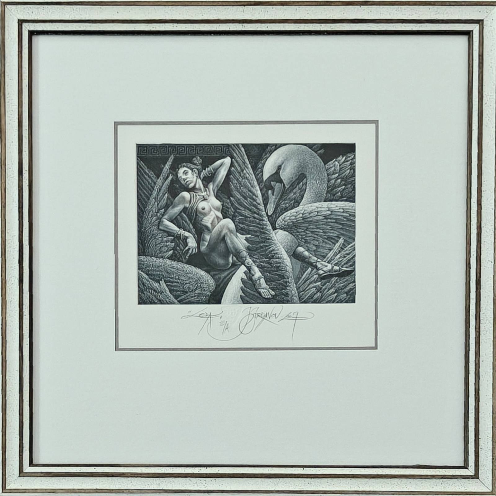 “Leda” – Yulian Yordanov | Etching
