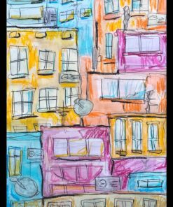 “Portuguese Quarter” – Aleksandar Angelov | Mixed media