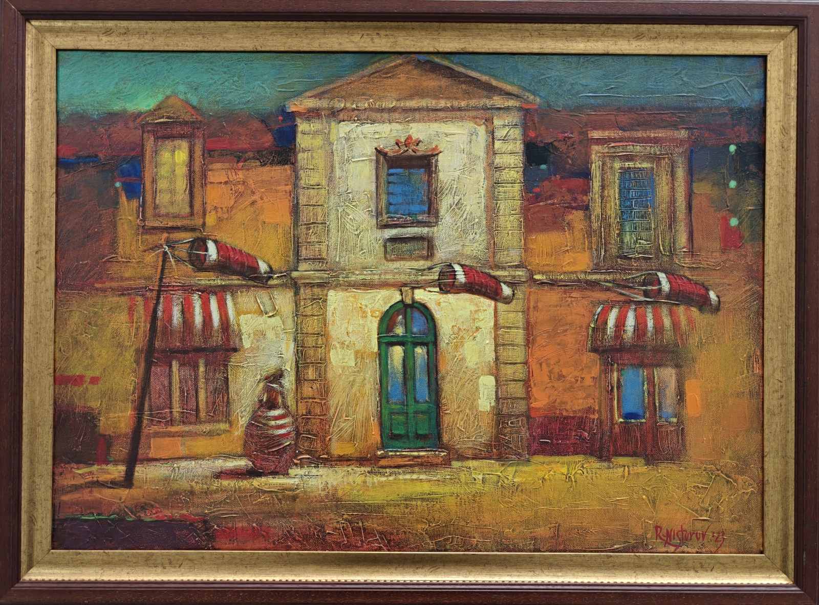 “At Exactly 22:00” – Rumen Nistorov | Acrylic on canvas